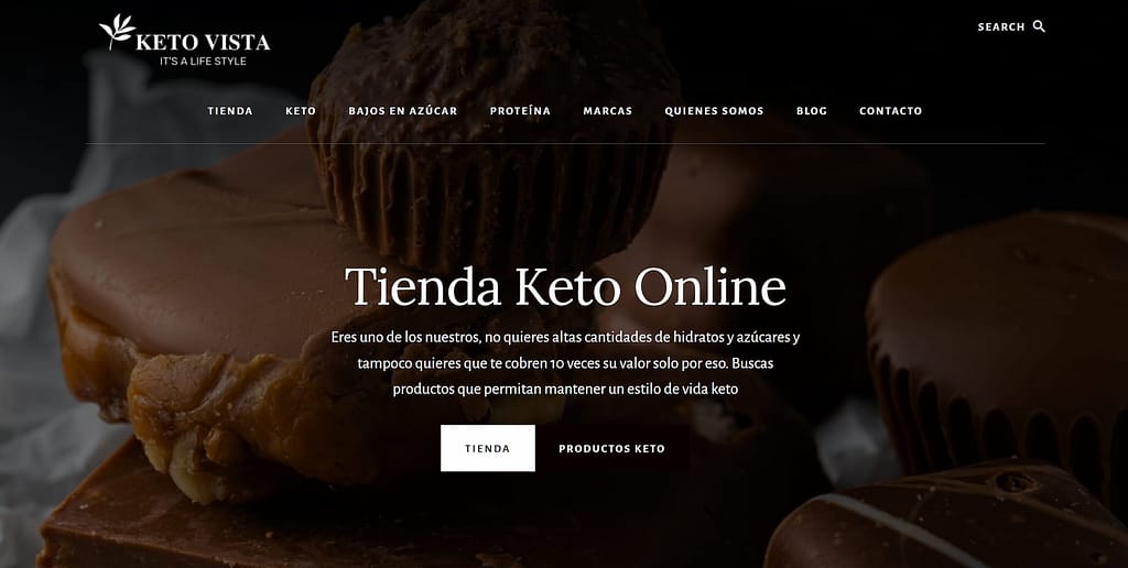página web Keto Vista
